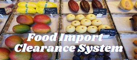 Food Import Clearance System (FICS) Under FSSAI .